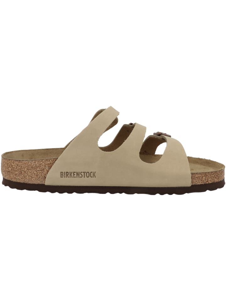 Birkenstock Sandale Florida SFB geöltes Nubukleder Weichbettung normal in braun günstig kaufen 37