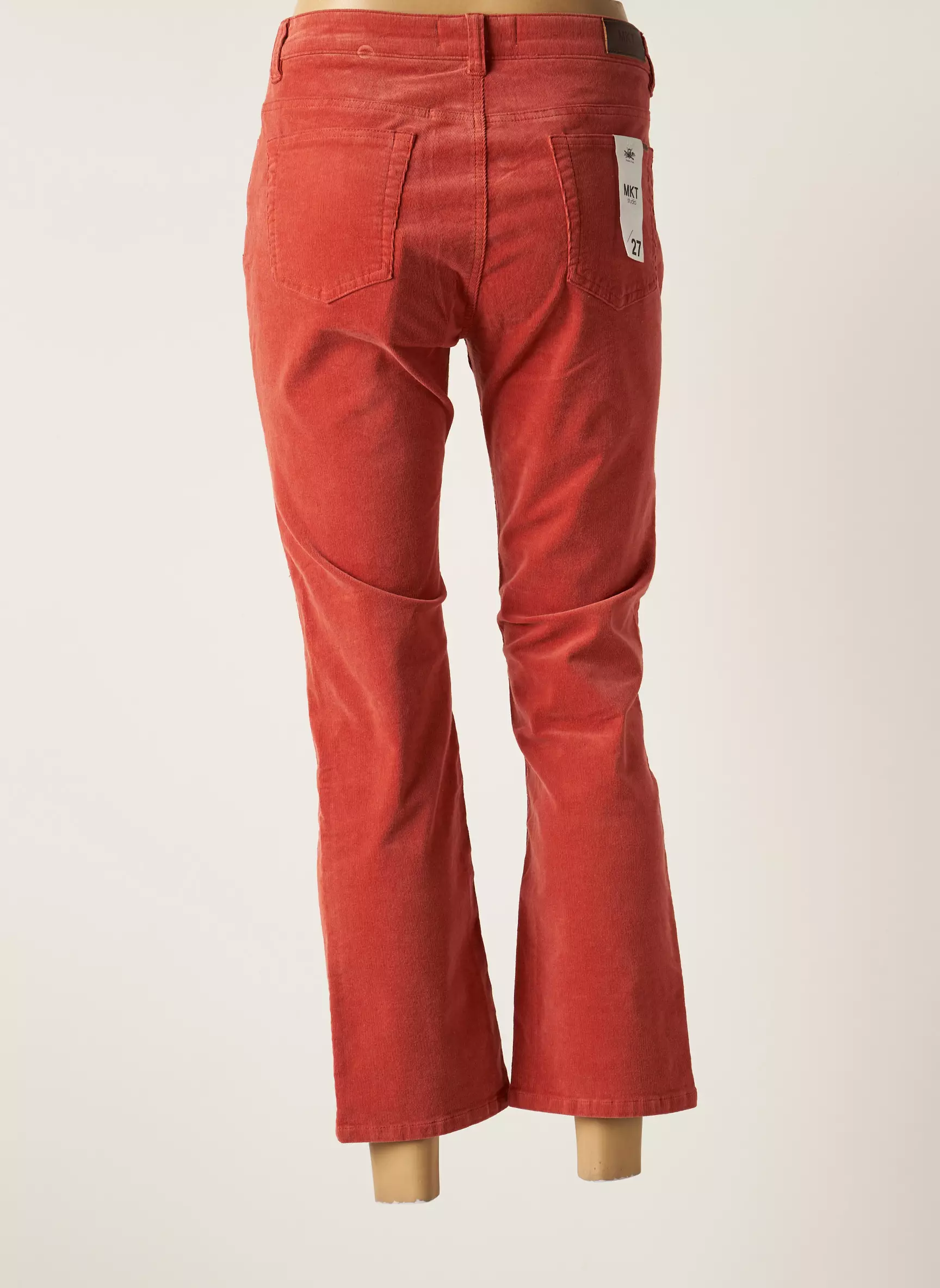 Mkt Studio Pantalon7 8 Femme couleur orange