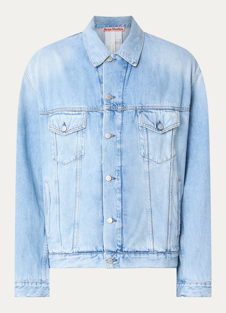Acne Studios organic cotton denim jacket with chest pockets