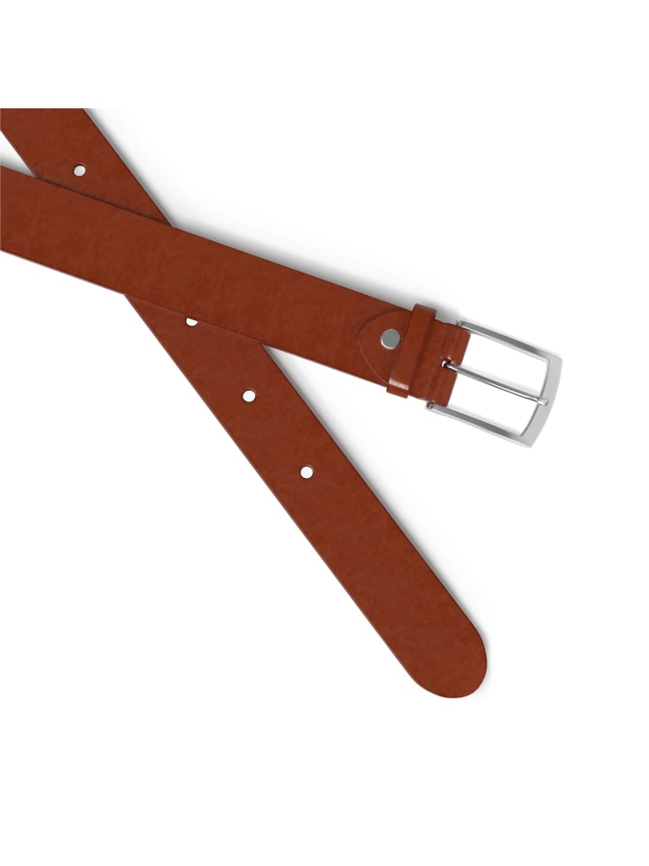 Kmisso Gürtel in Cognac Brown günstig kaufen 105 cm