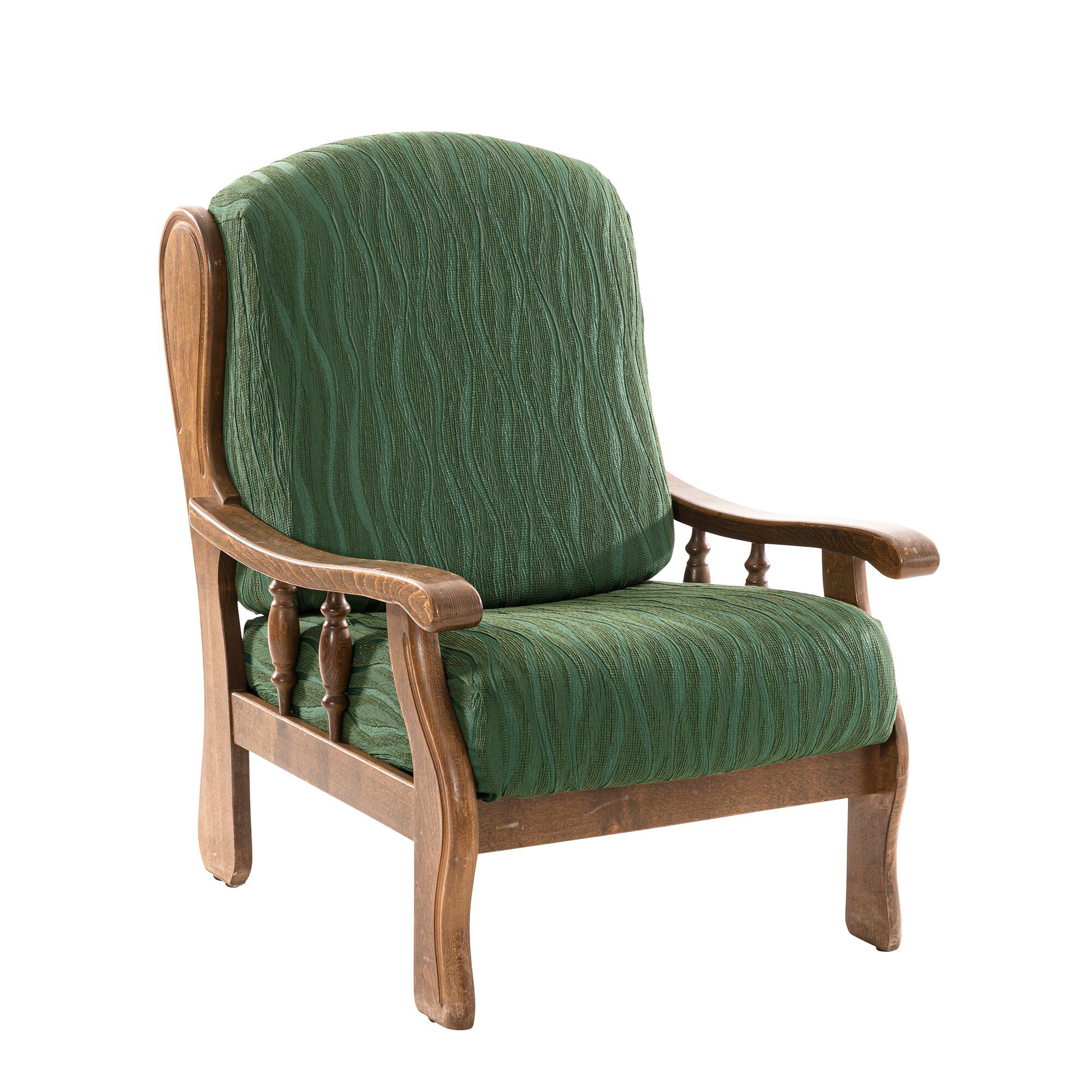 Housses extensible jacquard pour fauteuil rustique
