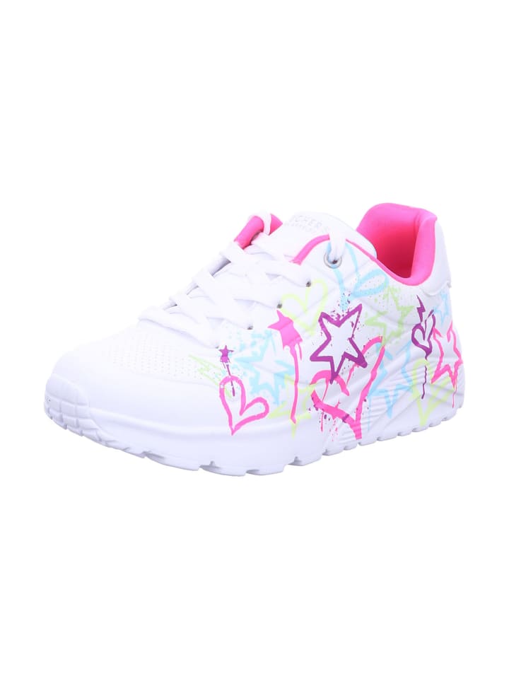 Skechers Mädchen Halbschuhe UNO LITE - MY DRIP in Weiß günstig kaufen