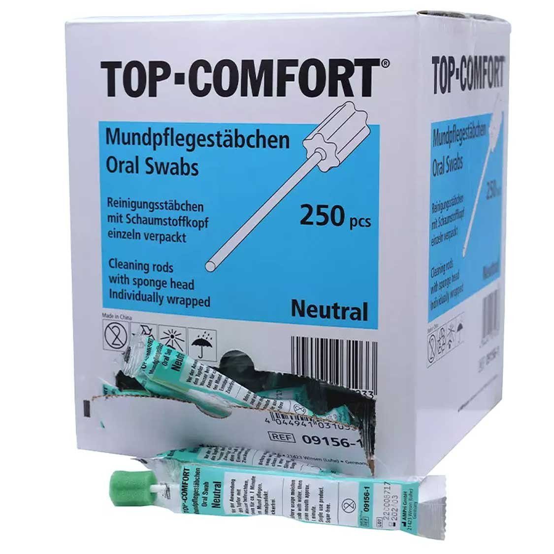 AMPri Zahnbürste Top-Comfort Mundpflegestäbchen, schonende Mundhygiene
