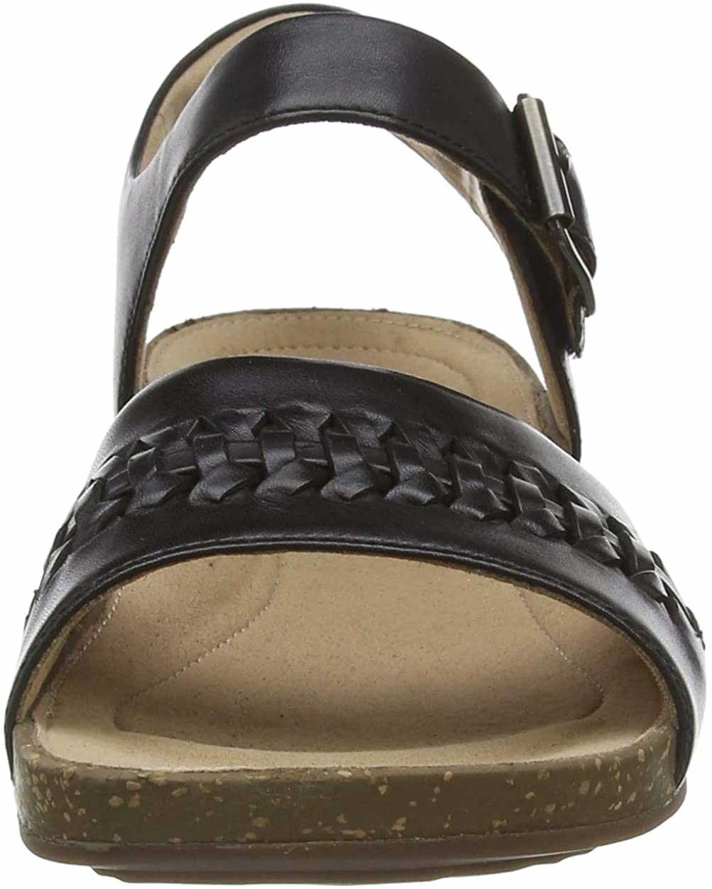 CLARKS Keilsandalen schwarz