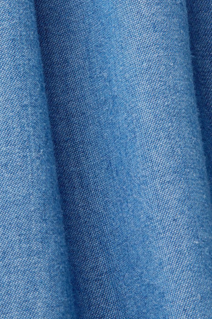 Ärmellose Bluse in Jeansoptik, TENCEL™
