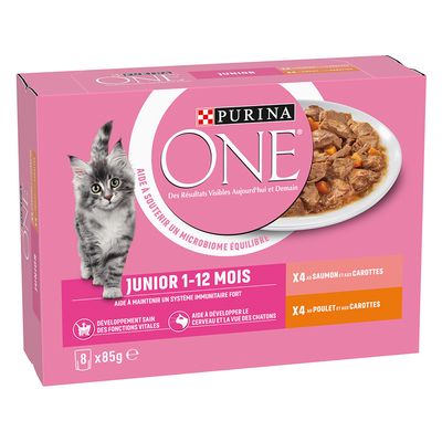 PURINA ONE Junior 8 x 85 g