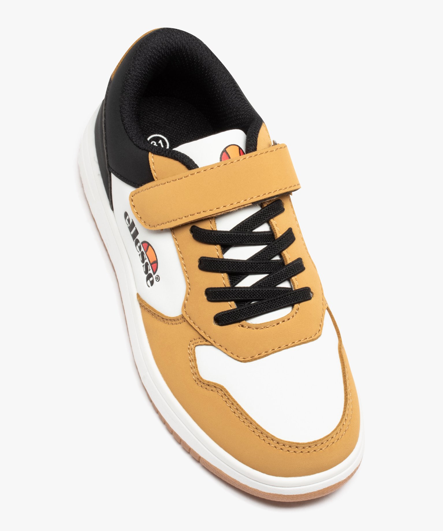 Baskets tricolores avec fermeture scratch Garçon - Ellesse blanc | GEMO