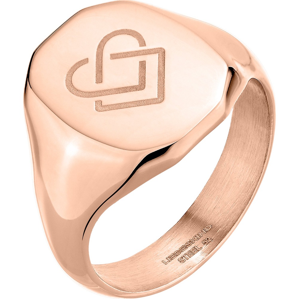 Liebeskind Bague pour femme Acier inoxydable Rose Bague