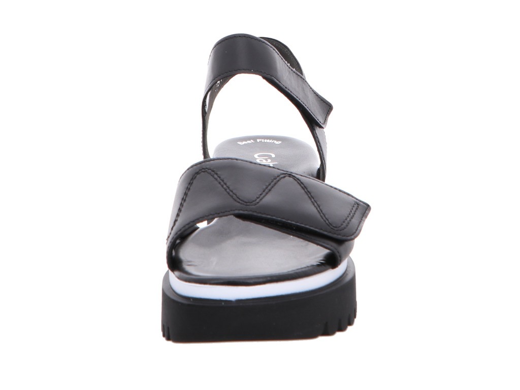 GABOR Plateau Sandalen schwarz