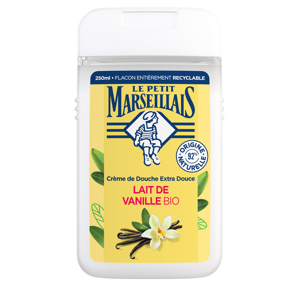 le petit marseillais LE PETIT MARSEILLAIS  DOUCHE EXTRA DOUXLAIT DE VANILLE BIO 250 ML Gel Douche