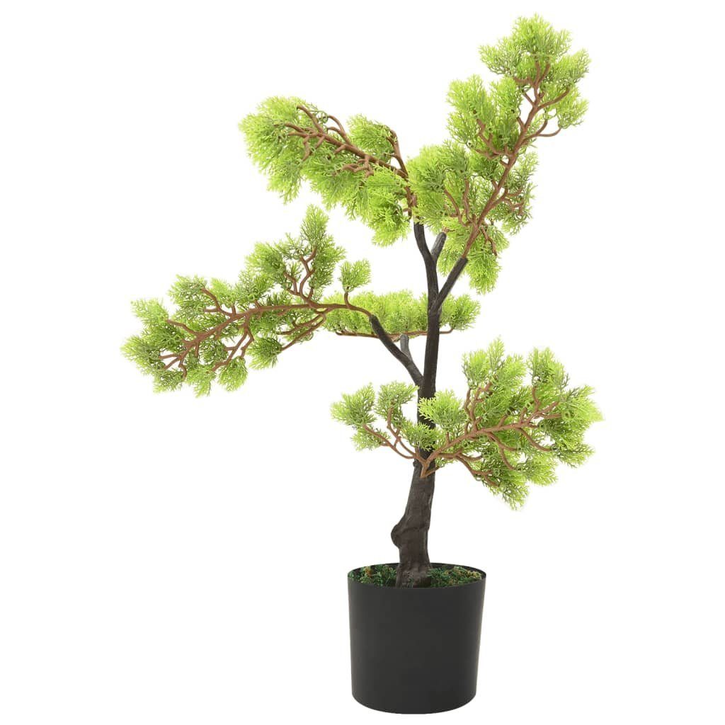 Künstliche Zimmerpflanze Künstlicher Bonsai Zypresse mit Topf 60 cm Grün Pflanze realistisch ec, vidaXL, Höhe 0 cm