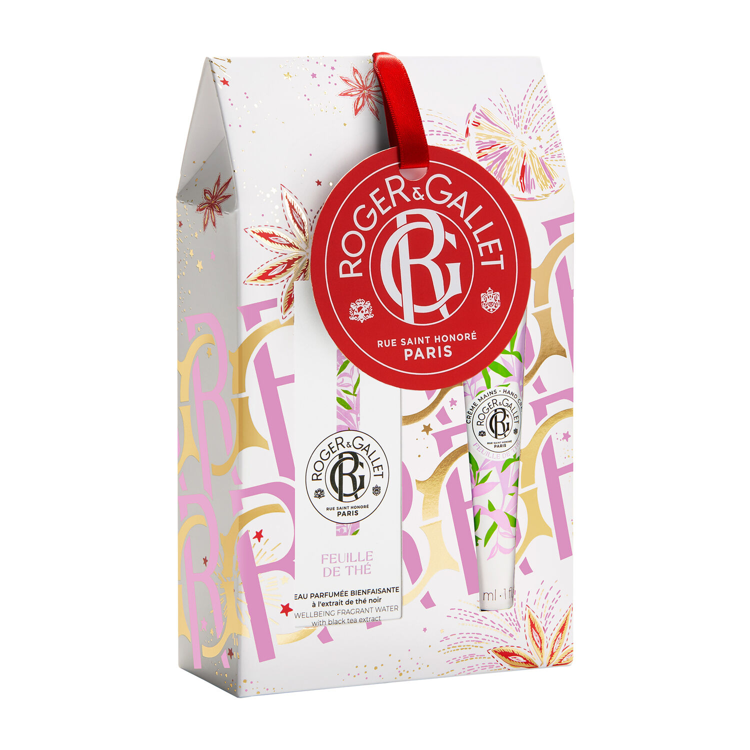 Roger&Gallet Feuille De Thé Coffret Eau Parfumée Bienfaisante 30 ml + Crème Mains 50 ml