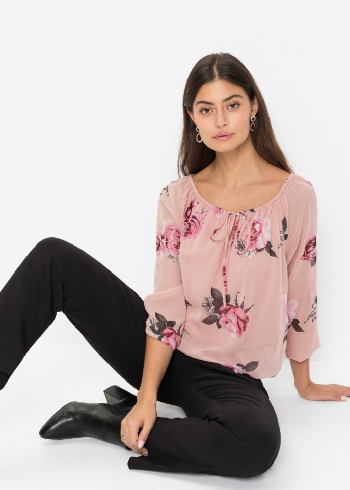 Bluse mit Tunnelzug