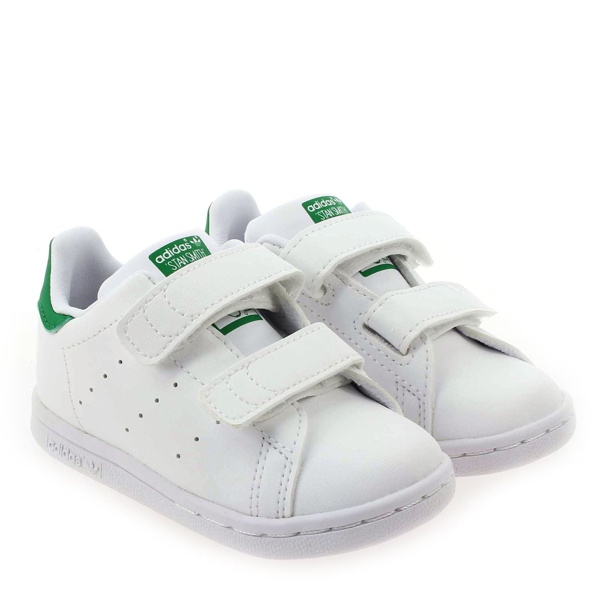Adidas Originals  STAN SMITH CF I - Blanc Vert