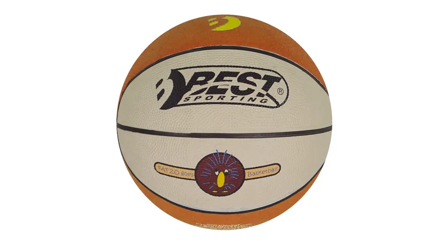 Best - Mini-Basketball (Größe: 3) 10148 Dunkelbraun/Cremefarbend