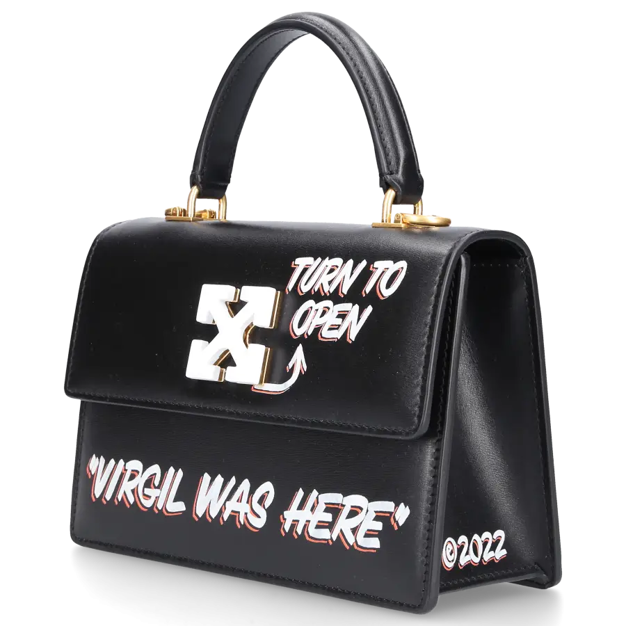 Off-White - Handtasche 1.4 JITNEY Kalbsleder - schwarz