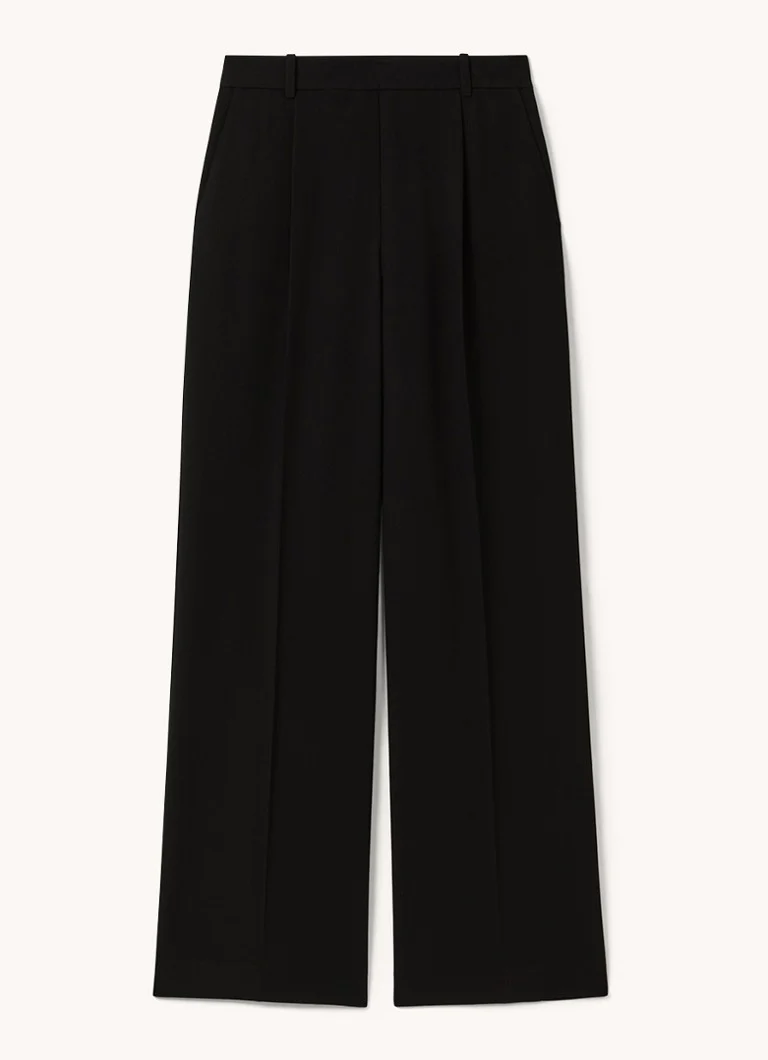 Pantaloni Reiss Eden cu talie înaltă, cu talie largă și buzunare laterale.