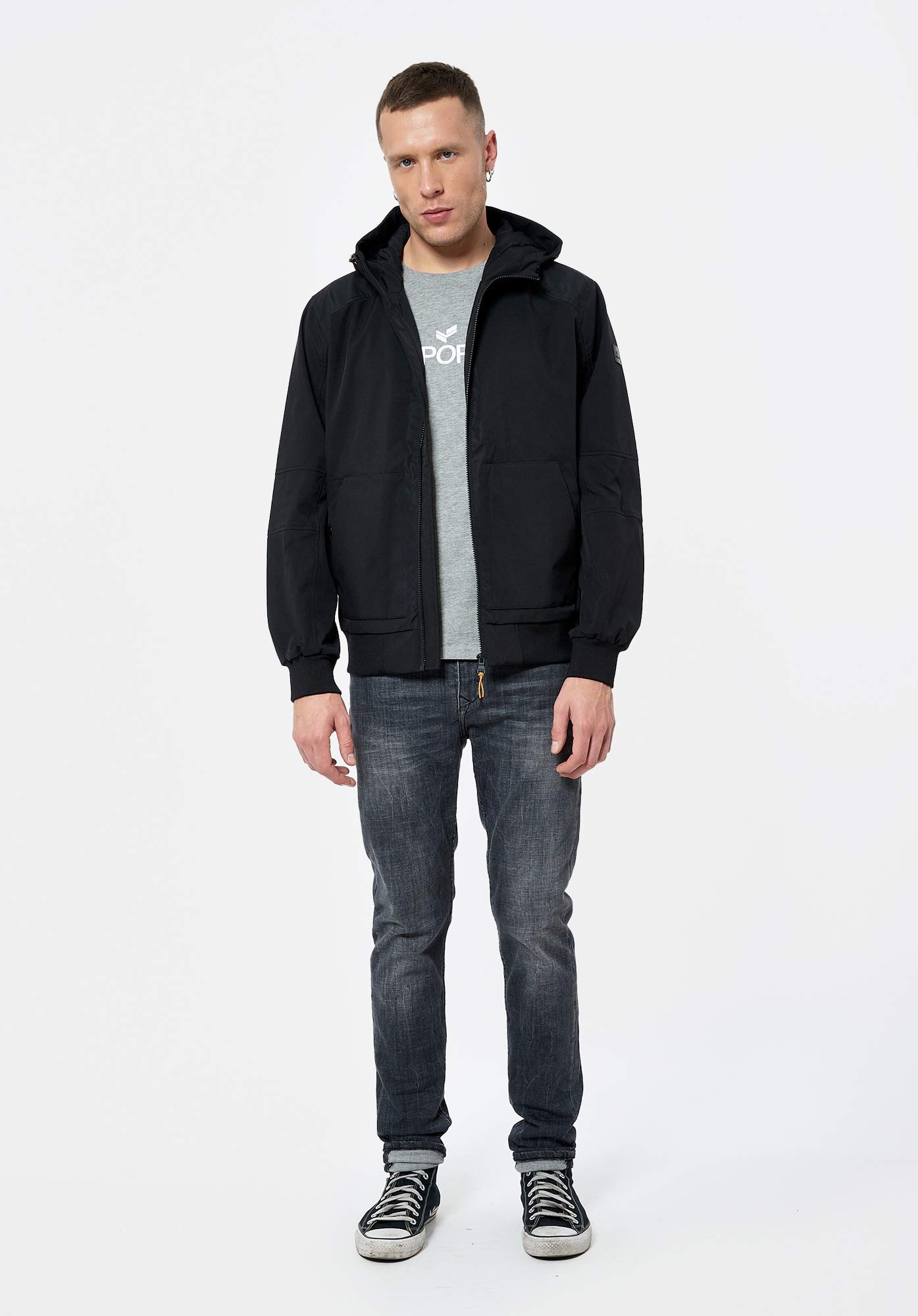 VALMY  Veste noire Homme
