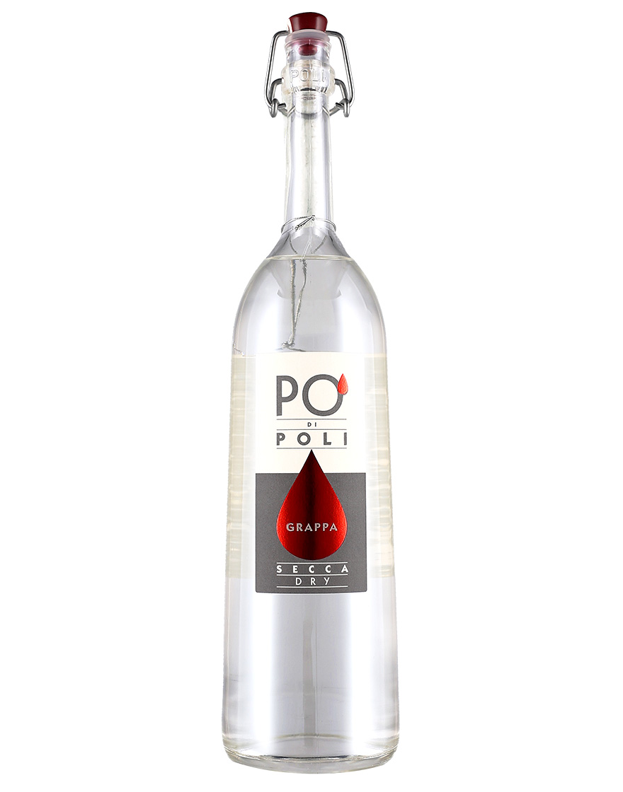 Grappa Secca Merlot Po' di Poli 0,7 ℓ