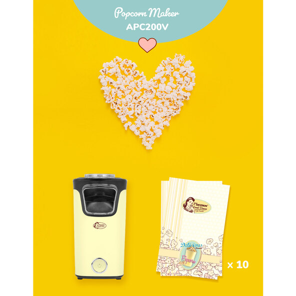 Popcornmaschine, gelb