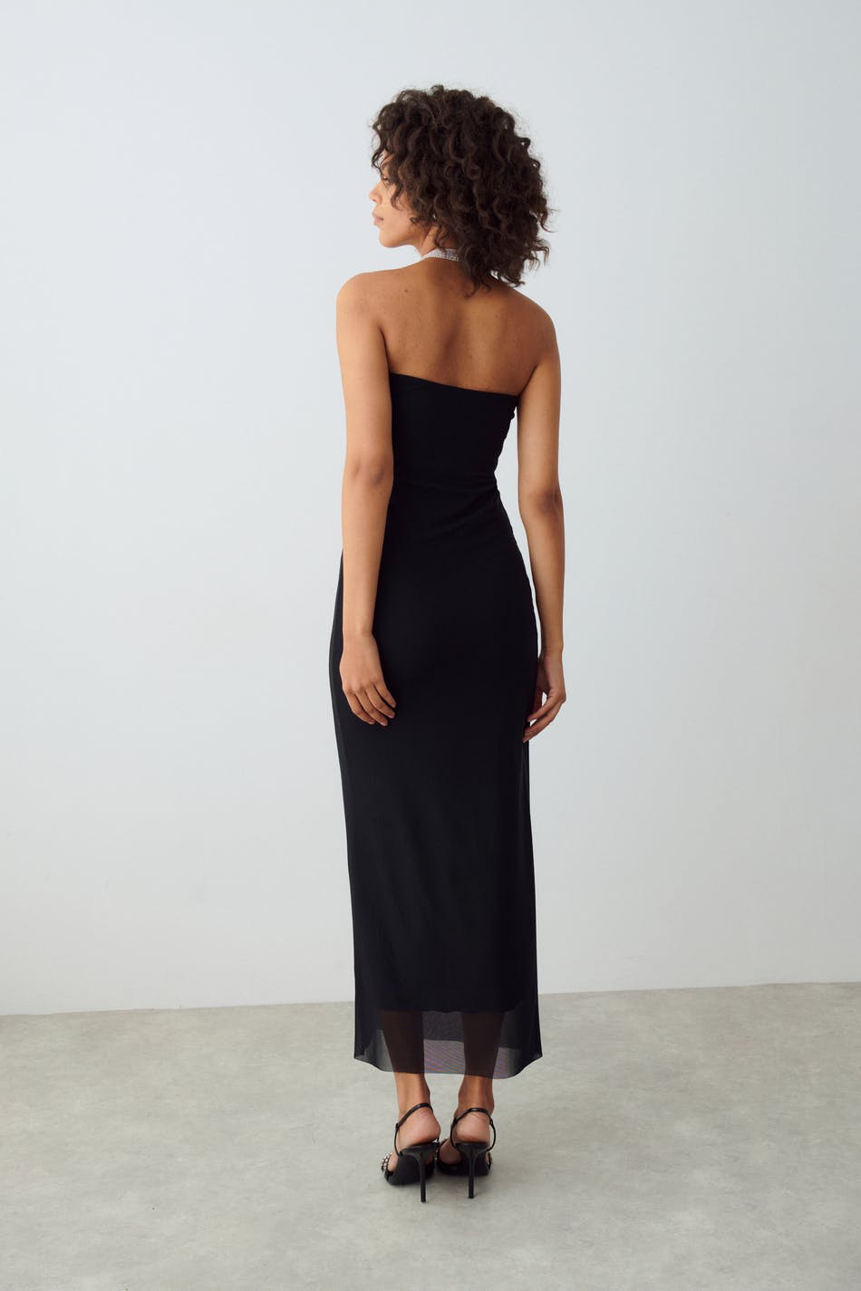 Mesh tube dress