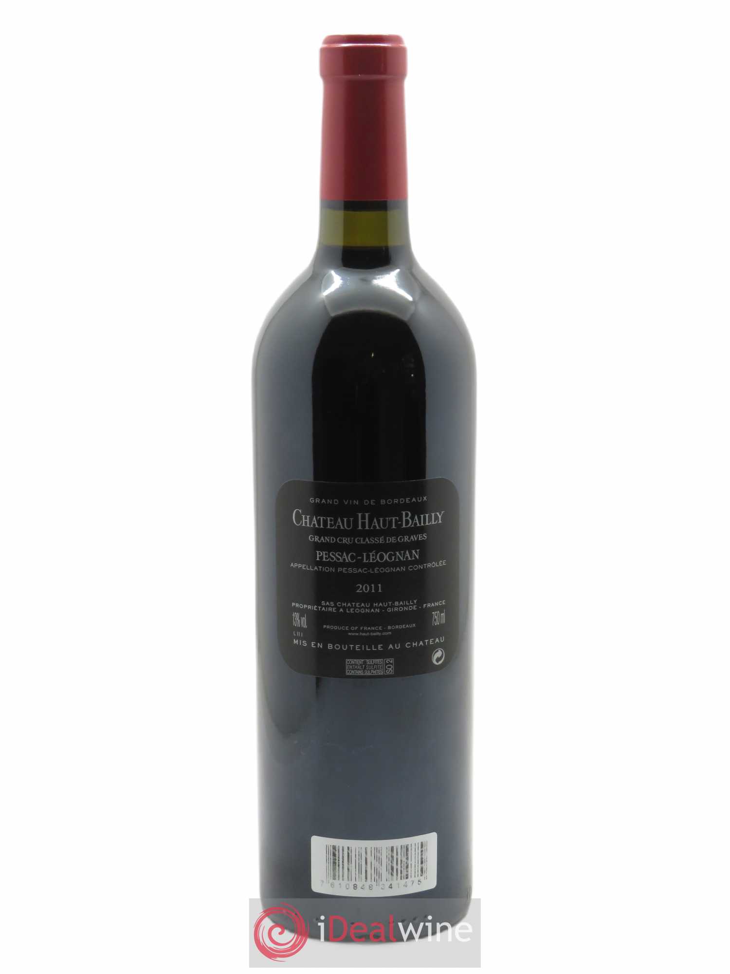 Château Haut-Bailly Cru Classé de Graves  2011 - Lot de 1 Bouteille