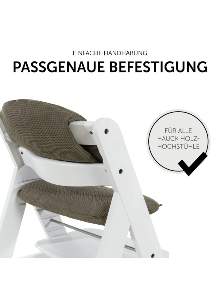 Hauck Sitzkissen / Hochstuhlauflage für Alpha Hochstuhl - in gruen,grau günstig kaufen onesize