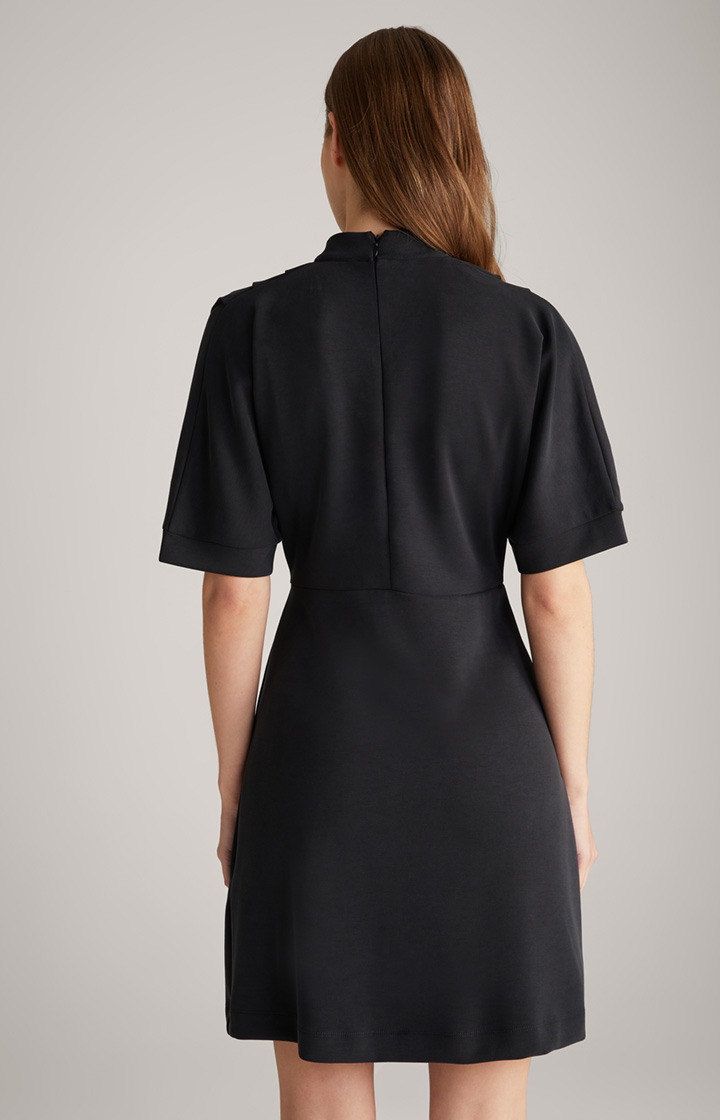 Sweat-Kleid in Schwarz