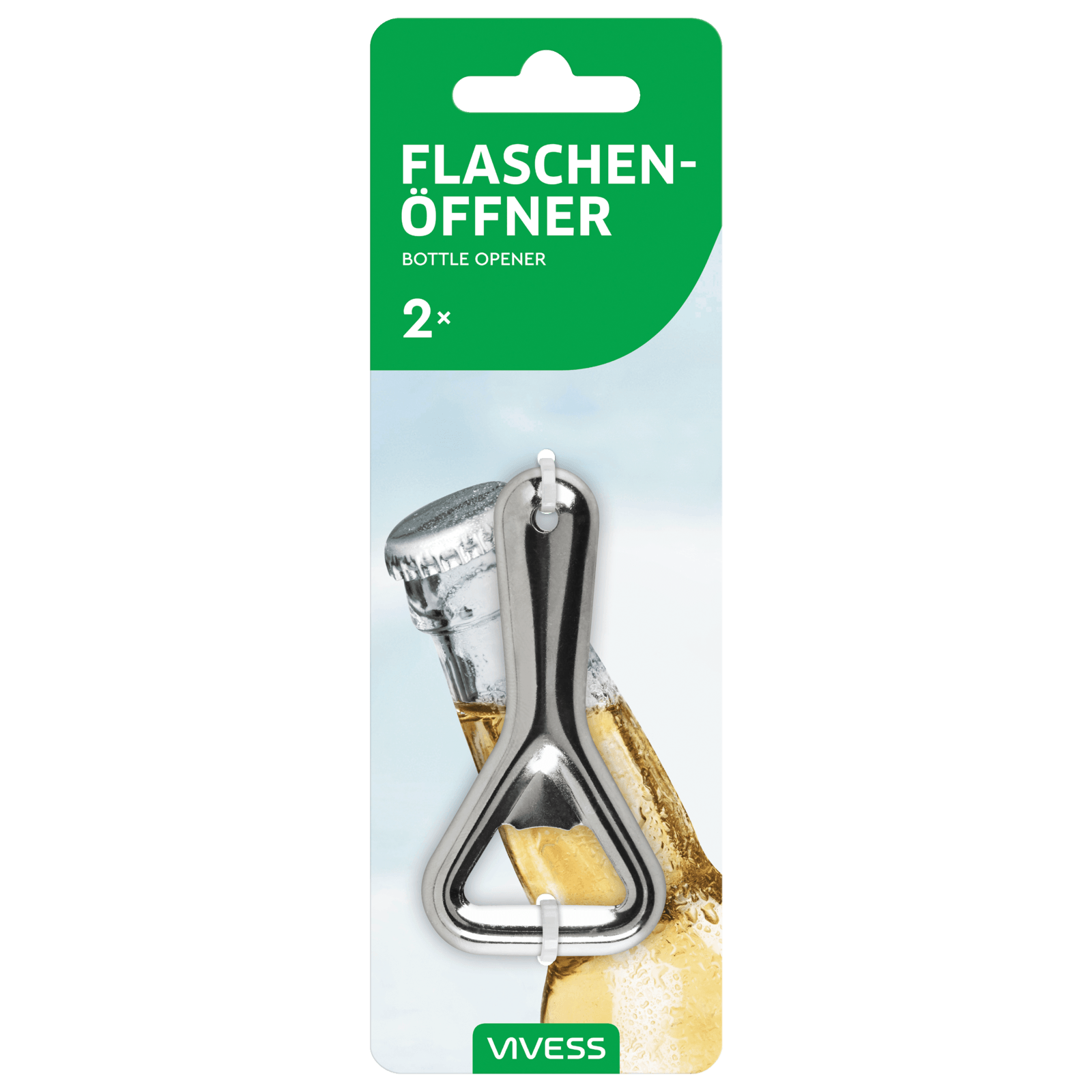 Vivess Flaschenöffner 2 Stück