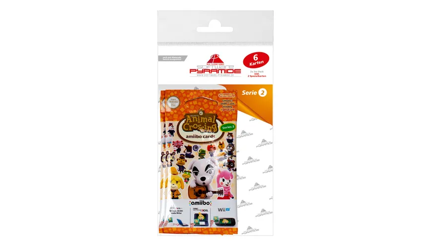 amiibo Animal Crossing - Serie 2 - 2x 3 Karten