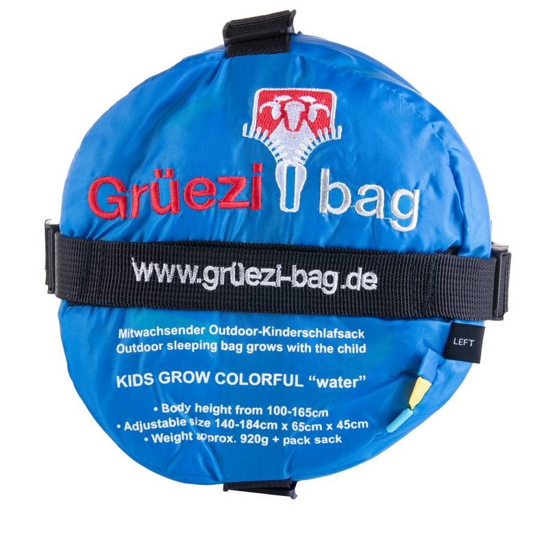 Grüezi Bag Kids Grow Colorful Kunstfaserschlafsack Kinder
