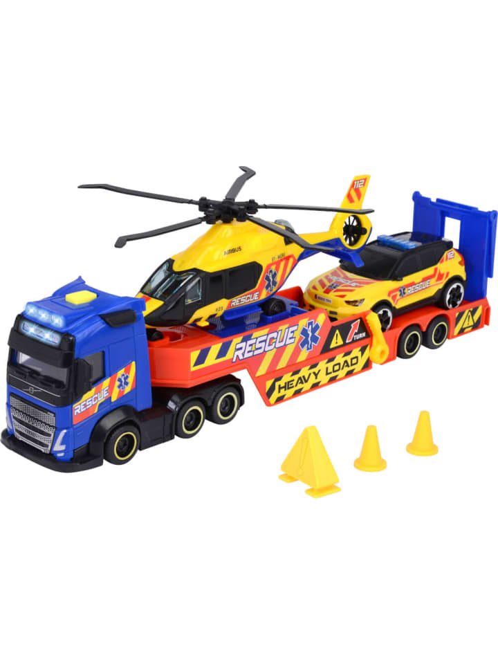 Dickie Toys Spielzeugfahrzeug Rescue Transporter mit Hubschrauber günstig kaufen onesize