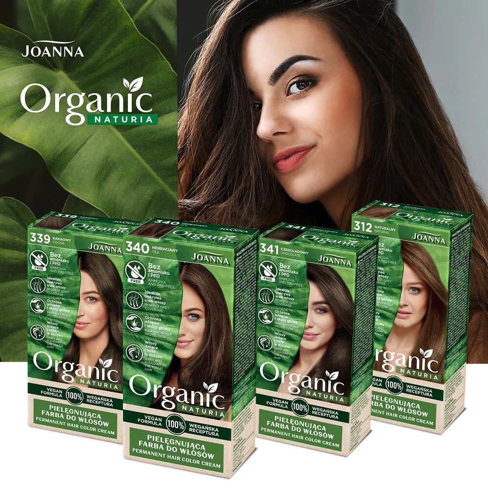 Joanna Naturia Organska veganska boja za kosu Natural 312