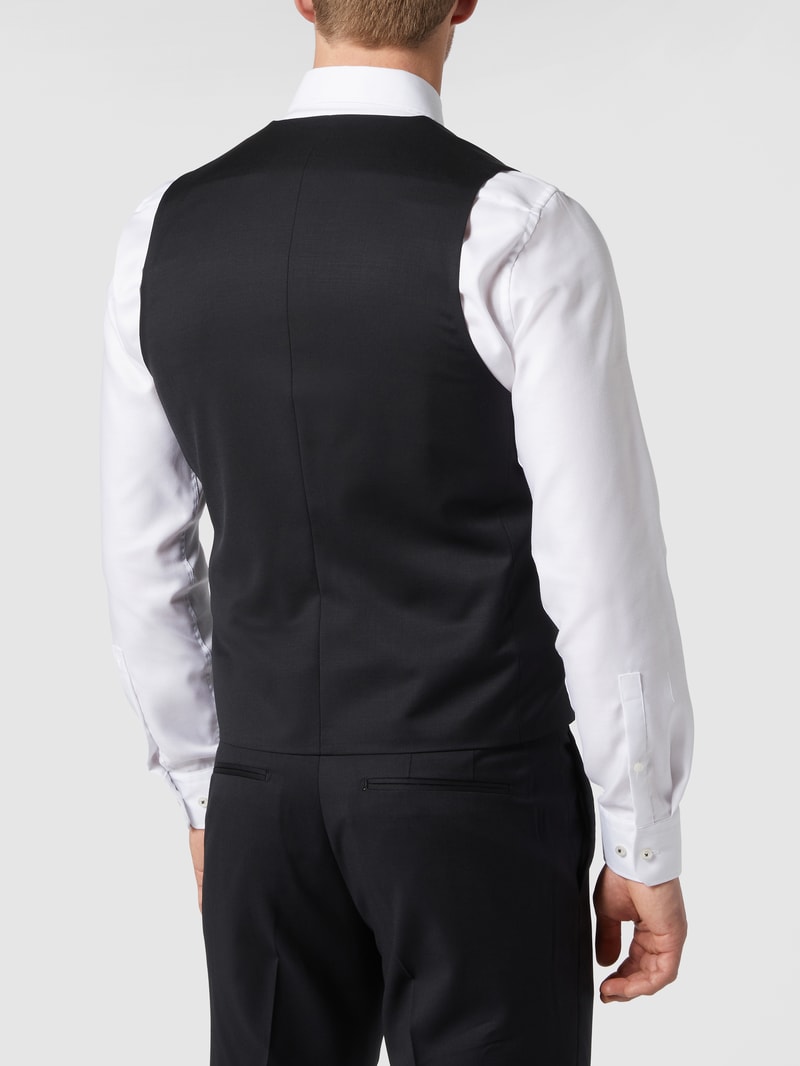 Weste mit Stretch-Anteil in schwarz