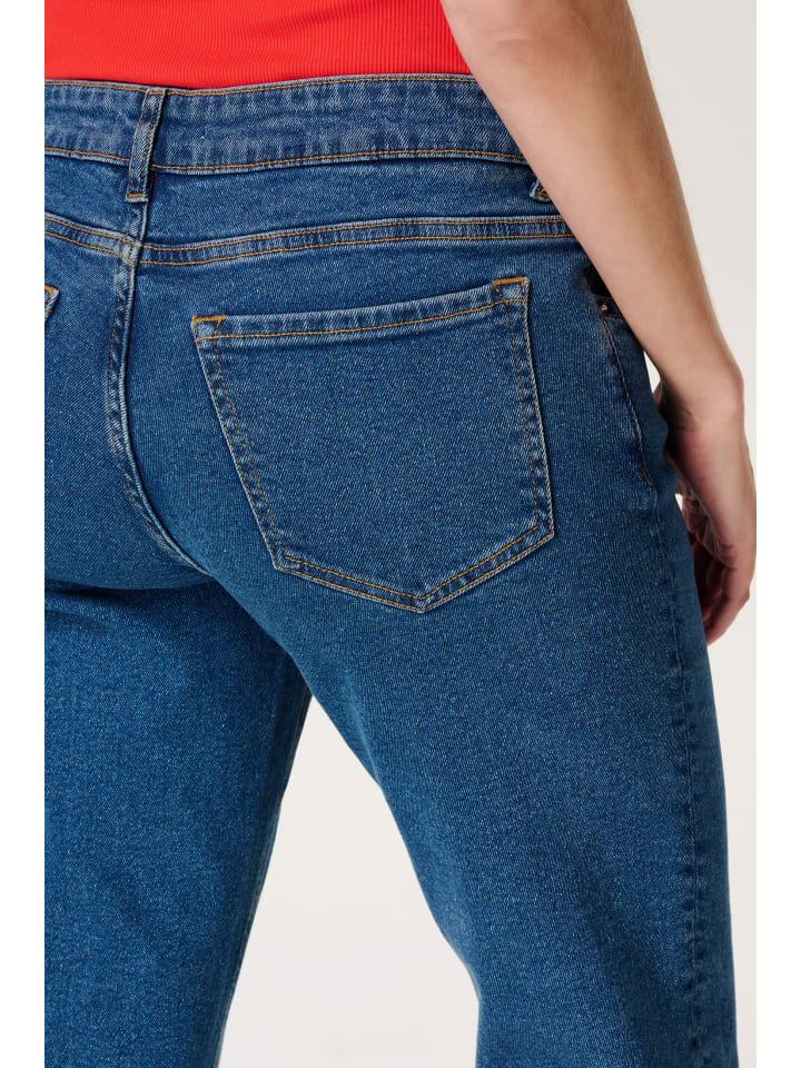 Noppies Straight Umstandsjeans Hawa in Medium Blue Wash günstig kaufen