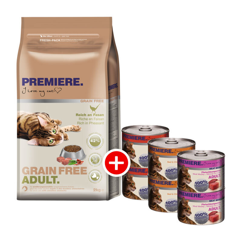 PREMIERE Nassfutter PREMIERE Adult MischfütterungsSet 2tlg.1