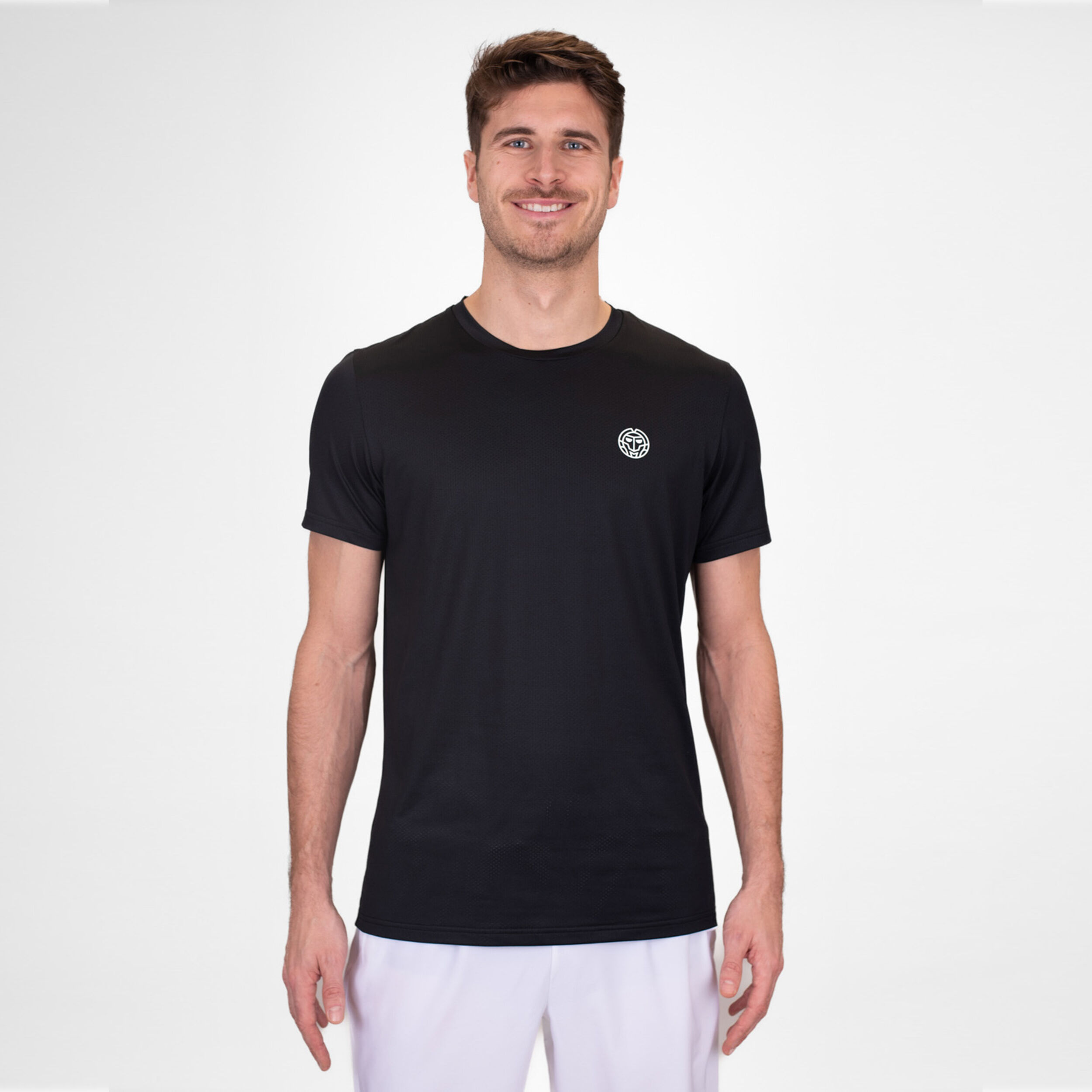 Crew T-Shirt Herren - Schwarz