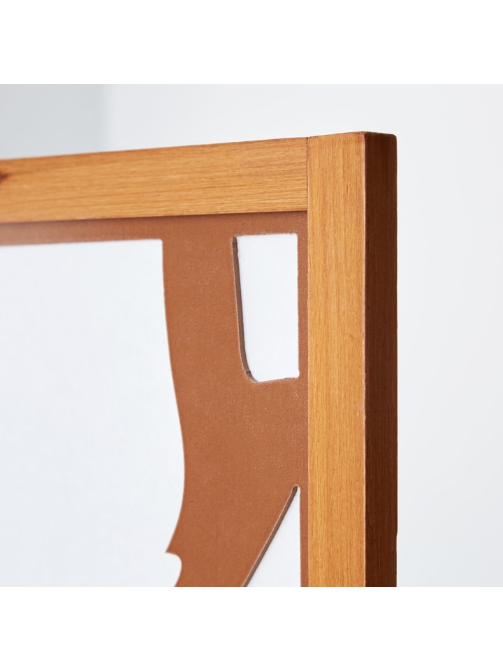 Homestyle4u 3-tlg. Paravent in Braun 130x175 günstig kaufen onesize