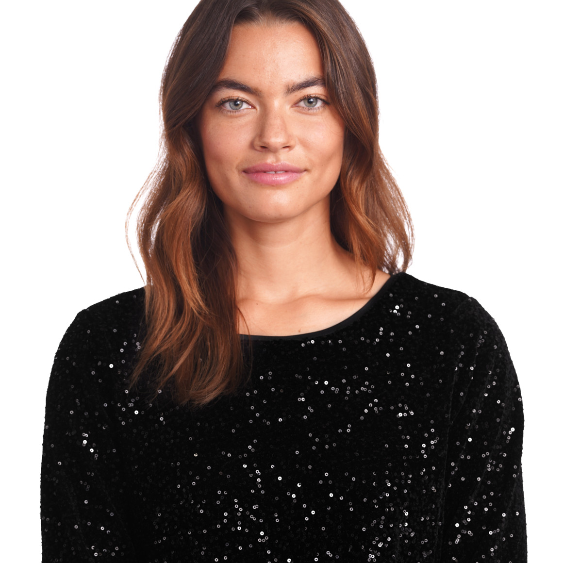 Damen Paillettenkleid mit Reißverschluss