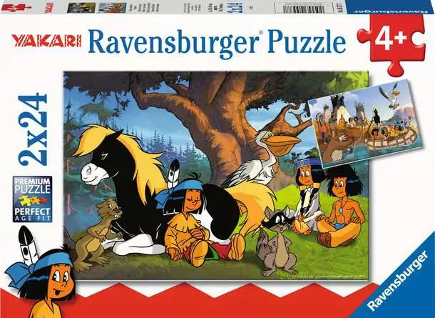 Kinderpuzzle ab 4 Jahren - Yakari und seine Freunde - 24 Teile