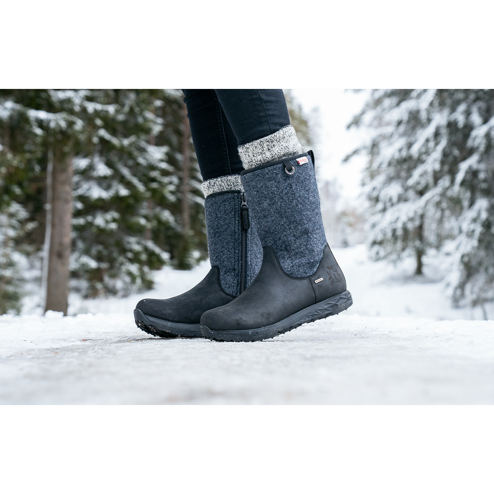Icebug Grove ReWool Womens BUGrip BUGDri Grey G09006-9A / schwarz