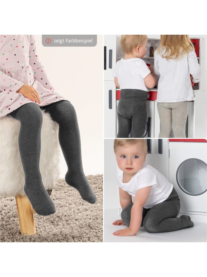 LaLoona Strumpfhose 4er Pack - Rosa Weiß - in rosa,weiss günstig kaufen