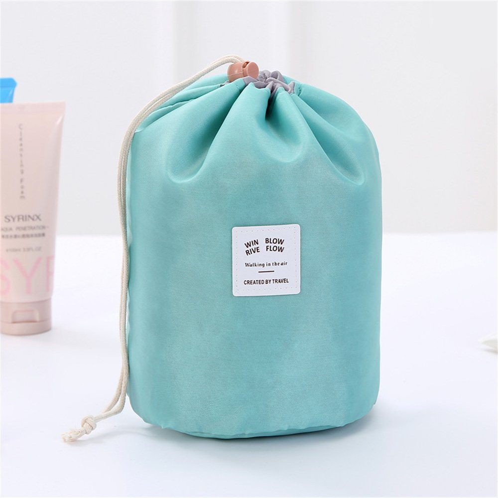 Runxizhou Kosmetikkoffer 2 Stück Kosmetiktasche, Fass Makeup Bag Große + Mini Beutel (1-tlg)