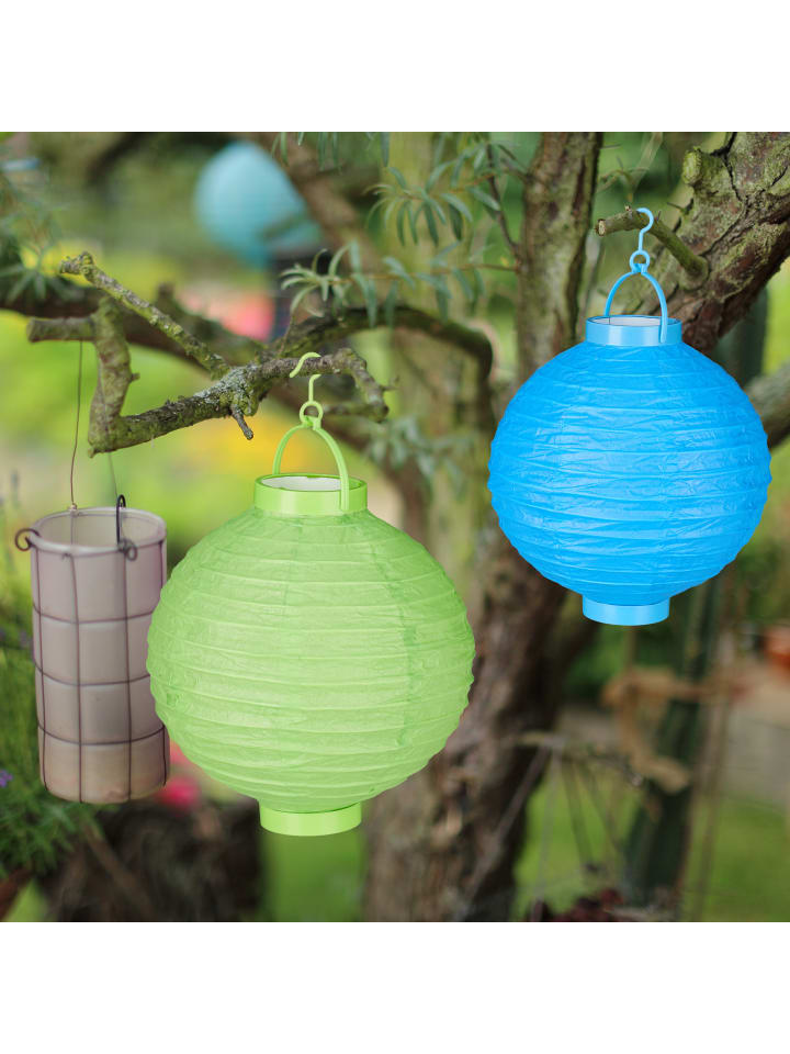 relaxdays 20x LED-Lampions in Mehrfarbig - Ø 20 cm günstig kaufen onesize