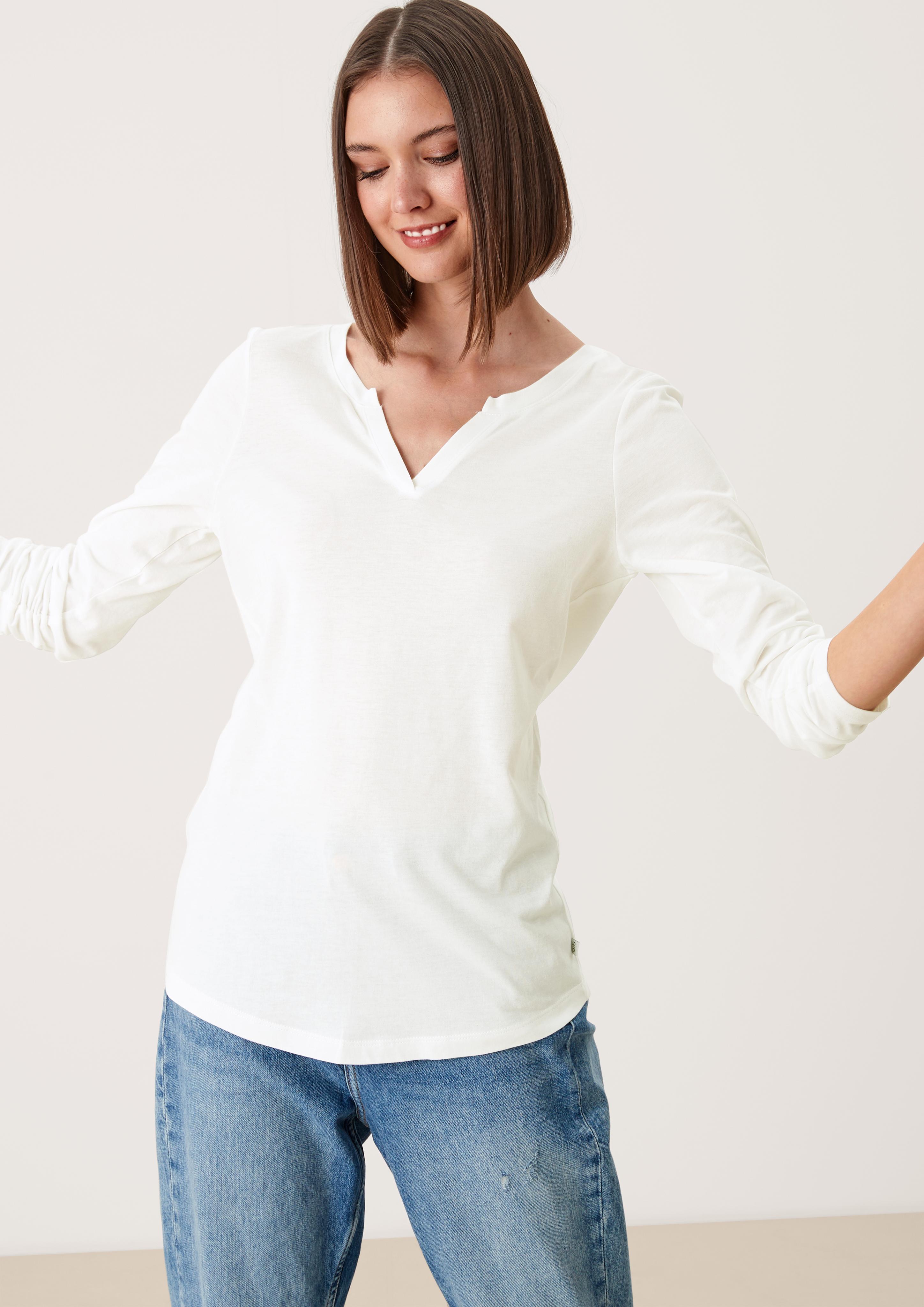 Langarmshirt im cleanen Look  45.899.31.X014-0200