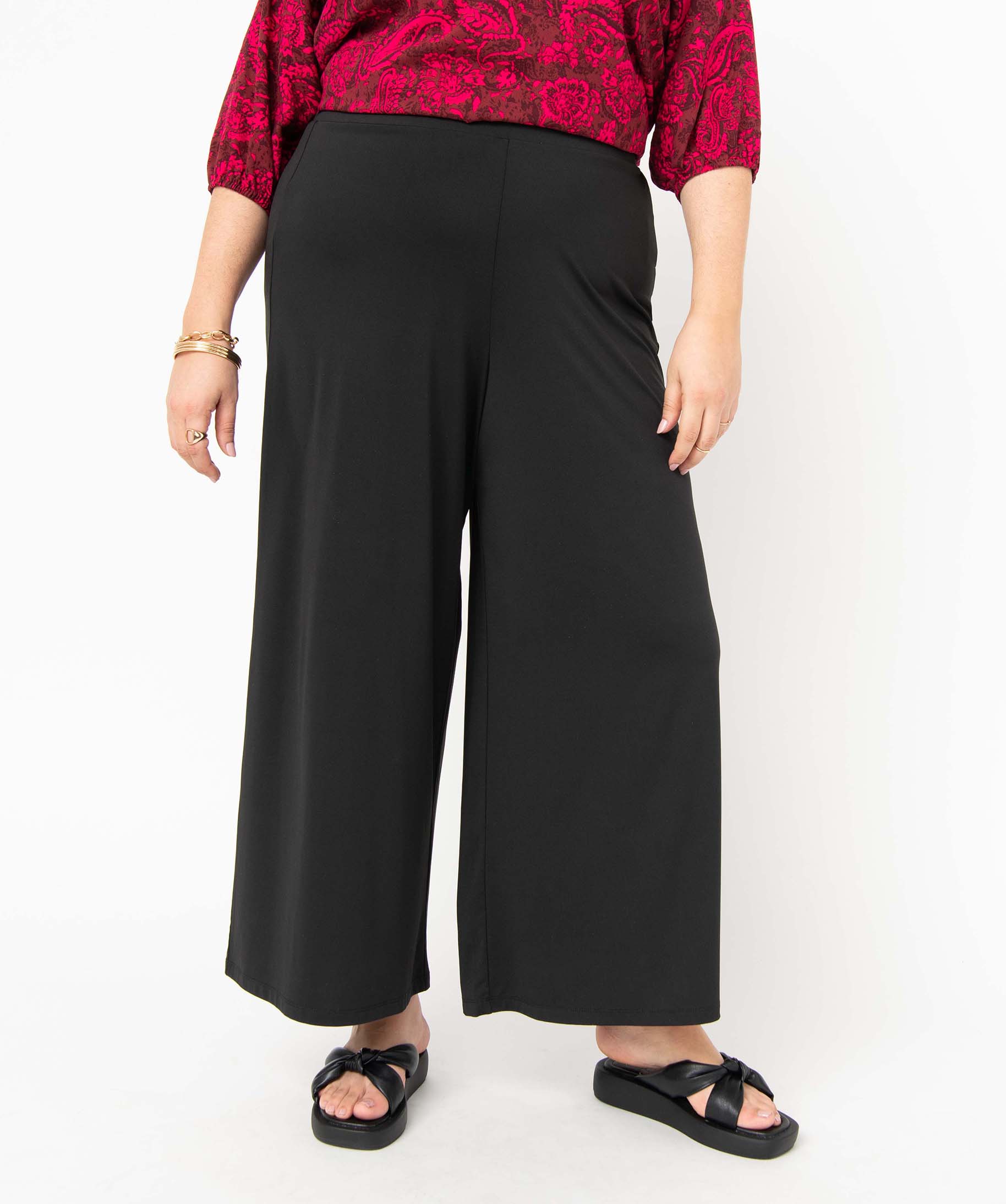 Pantalon femme grande taille ample et fluide divers | GEMO
