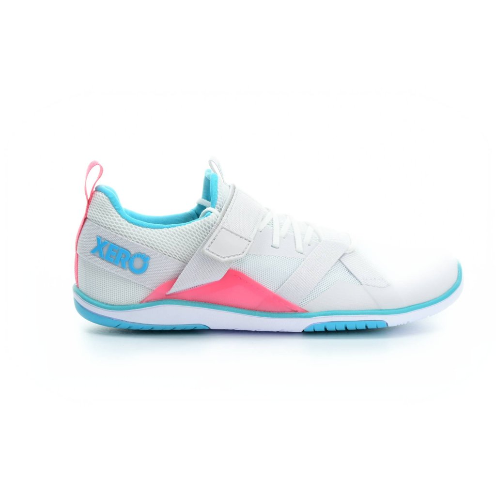 Xero Shoes Forza Sneakers White /Scuba Blue W sportliche Barfußschuhe