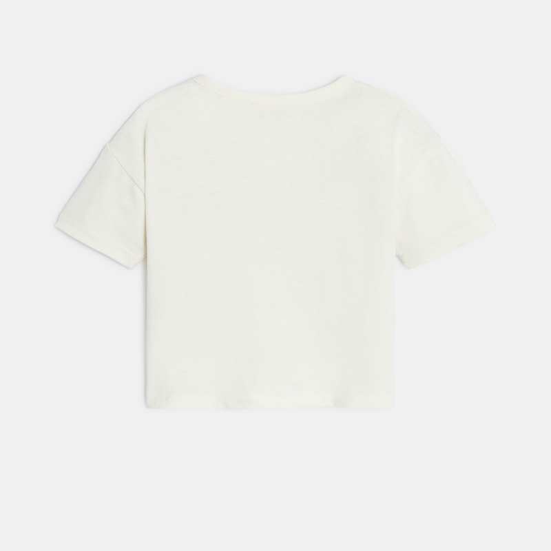 T-shirt bébé fille écru à motifs fraises beige Catimini