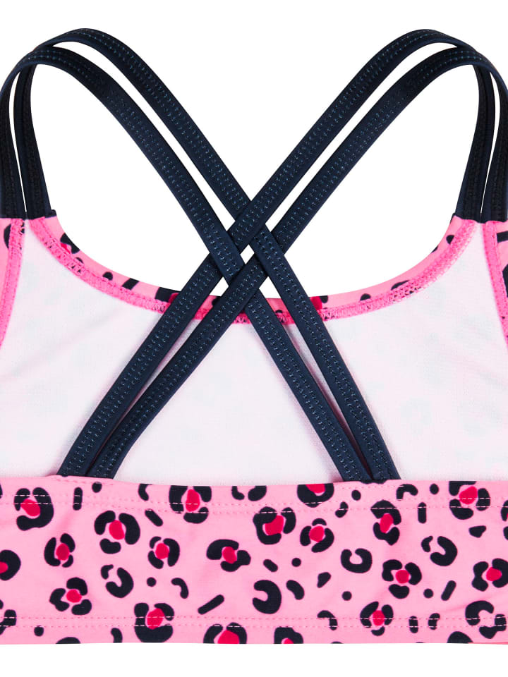 Playshoes UV-Schutz Bikini Leo-Print in Pink günstig kaufen