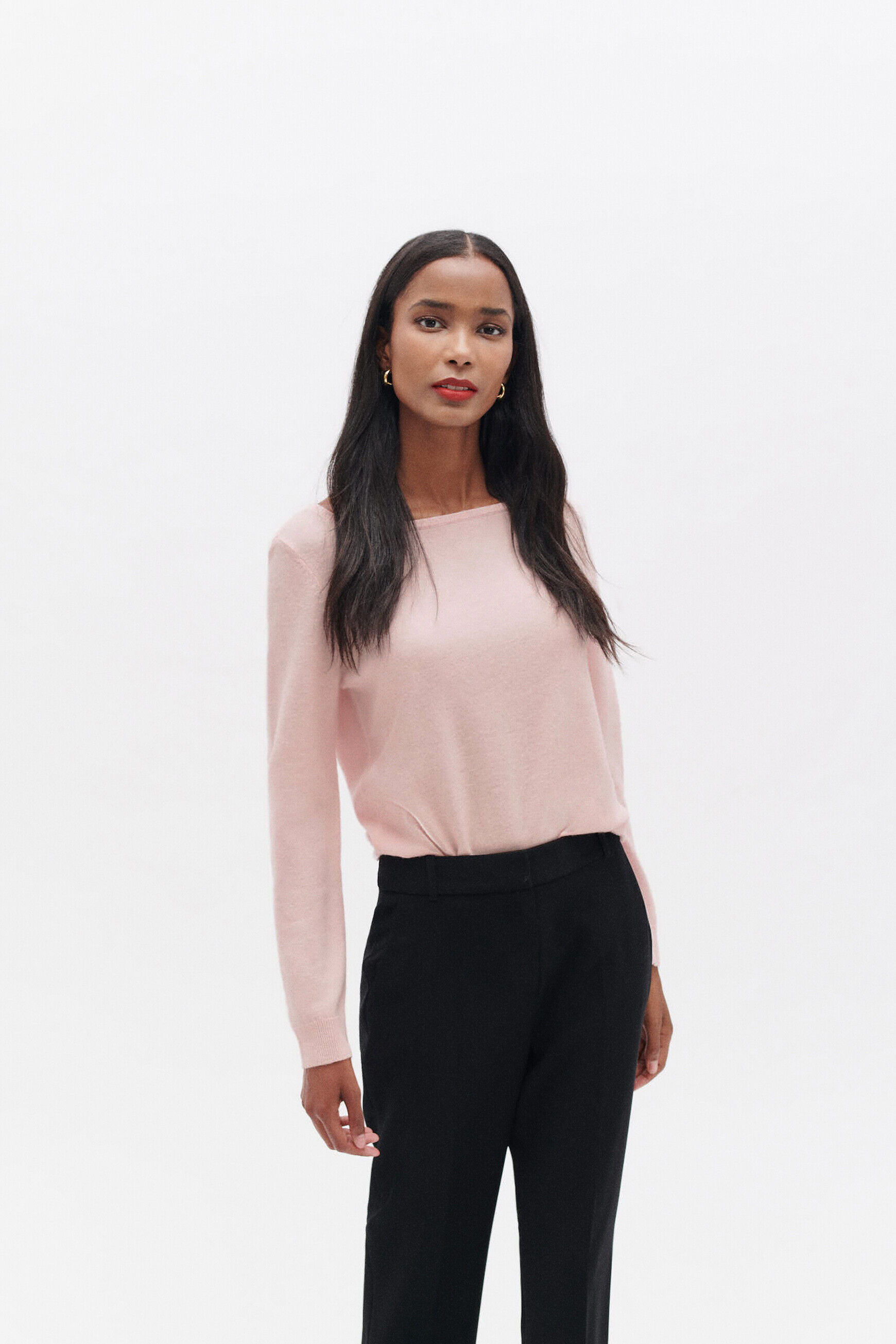 Pull msofiane rose pastel femme